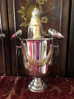 Verzilverde champagne koeler met messing guirlanders, Ophalen of Verzenden