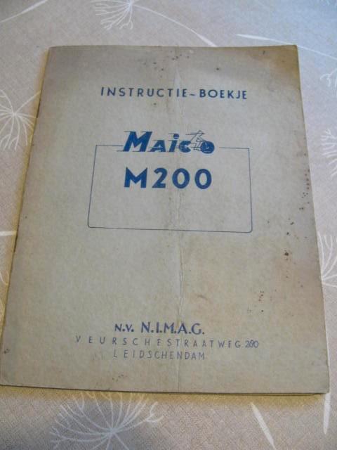 Maico M200 instructieboekje, Motoren, Handleidingen en Instructieboekjes, Overige merken, Ophalen of Verzenden
