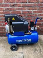 Metabo compressor 8 bar / 24 liter, Ophalen, Gebruikt, 6 tot 10 bar, Minder dan 200 liter/min
