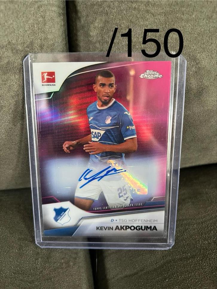 Akpoguma Auto /150 - 2022 Topps Chrome Bundesliga, Verzamelen, Sportartikelen en Voetbal, Zo goed als nieuw, Spelerskaart, Buitenlandse clubs