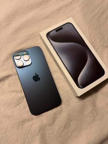 iPhone 15 Pro Max 256GB Blauw Titanium - Topstaat! beschikbaar voor biedingen