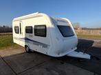 Nette Hobby Excellent 455 UF 2010 + mover + dakluifel, Caravans en Kamperen, Rondzit, Hobby, Particulier, Schokbreker