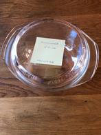 Glazen (oven)schaal met deksel, Huis en Inrichting, Ophalen, Gebruikt