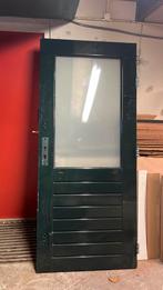 Merbau buitendeur, Doe-het-zelf en Verbouw, Deuren en Horren, Ophalen, 200 tot 215 cm, Glas, Buitendeur