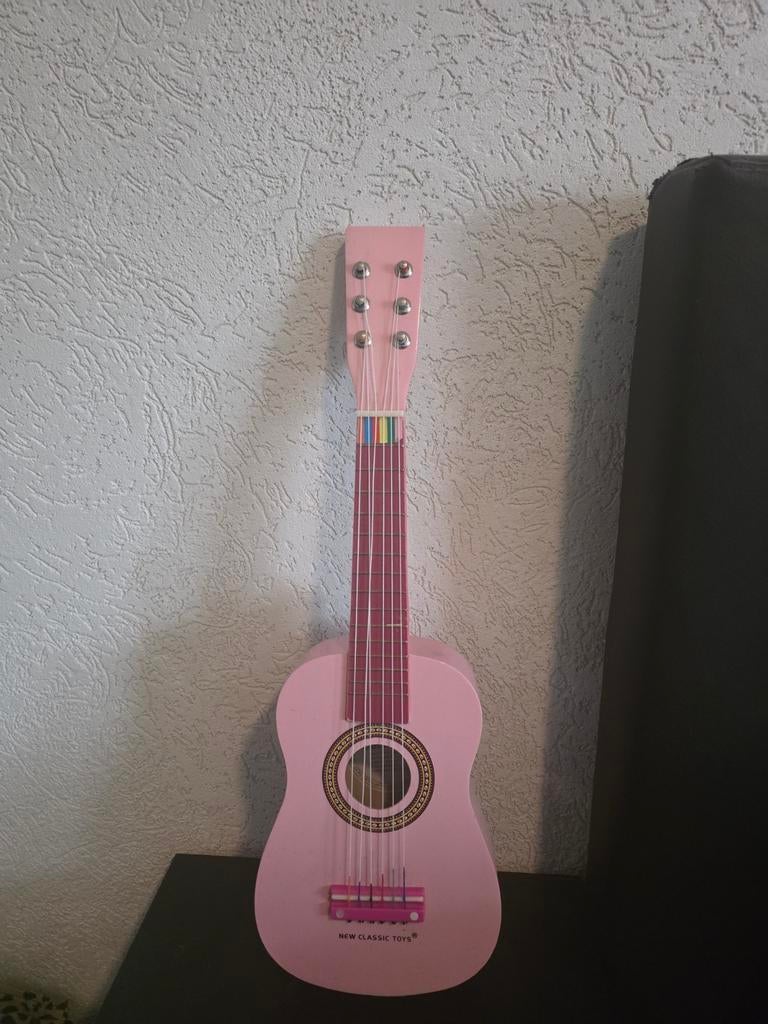 Roze Speelgoed Gitaar, Ophalen, Gebruikt, Overige typen, Met geluid