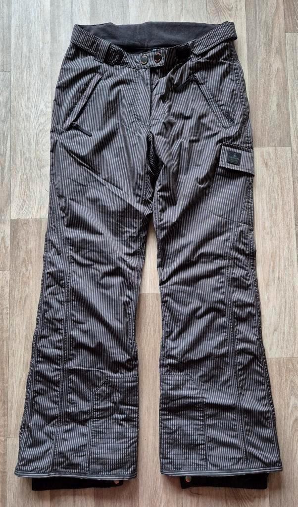 Gaastra skibroek bruin met witte streep maat L, Kleding | Dames, Wintersportkleding, Zo goed als nieuw, Broek, Maat 38/40 (M)
