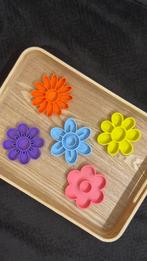 Vulvormen bloemen gekleurd 5-delig, Kinderen en Baby's, Vossilvia99@gmail.com, Print & vorm, Nieuw, Ophalen of Verzenden