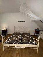 Metalen bed Manou wit 180x200 + verstelbare lattenbodems, Huis en Inrichting, Ophalen, Verstelbaar, Tweepersoons, Zo goed als nieuw
