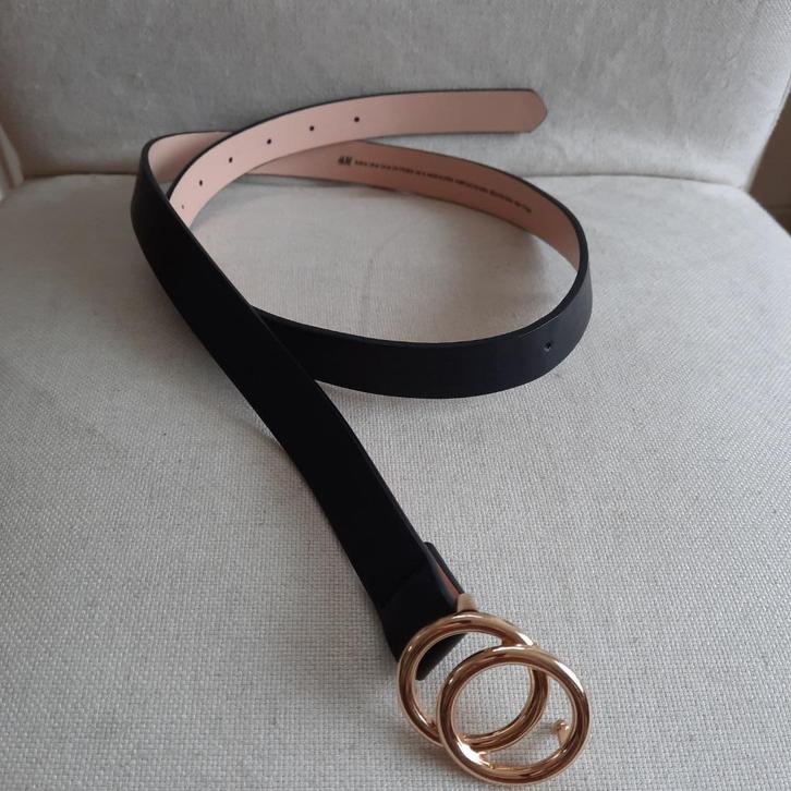 H&M riem zwart - nieuw -, Kleding | Dames, Riemen en Ceinturen, Nieuw, Tailleriem, 100 cm of meer, Minder dan 3 cm, Zwart, Ophalen