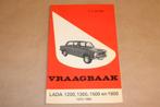 Vraagbaak Lada 1200 etc. 1972-1980, Ophalen of Verzenden