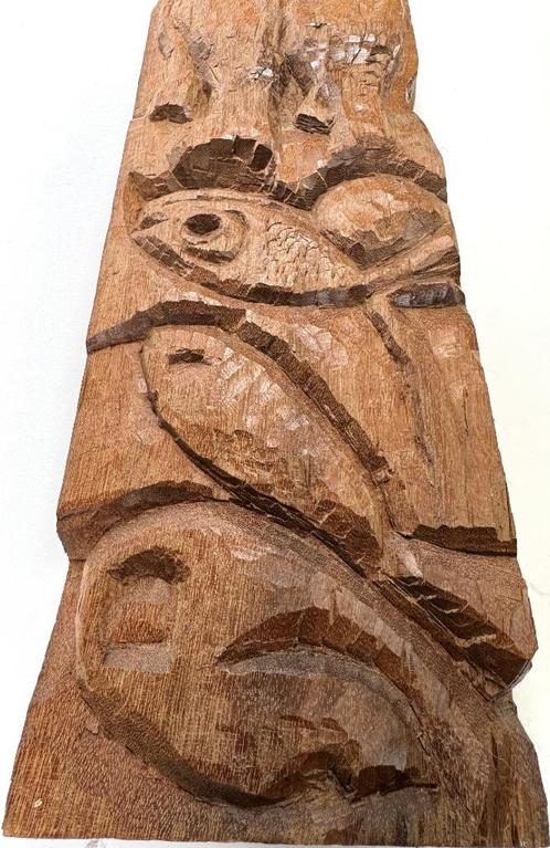 Houtsculptuur, Koos van Bruggen, Antiek en Kunst, Kunst | Beelden en Houtsnijwerken, Ophalen of Verzenden