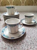 kop en schotel kopjes en schotels porselein koffie servies, Ophalen of Verzenden, Zo goed als nieuw, Overige stijlen, Kop(pen) en/of Schotel(s)