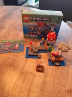 Lego Minecraft 21129, Ophalen of Verzenden, Zo goed als nieuw, Complete set, Lego