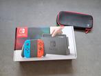 Nintendo Switch v1 (2017) Unpatched, Ophalen of Verzenden, Gebruikt, Met 2 controllers, Switch Original