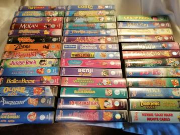 VHS Disney ea 110 stuks voor 50 euro  beschikbaar voor biedingen