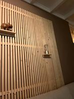 Wandpanelen van echt hout ( NIEUW ) 45€ per stuk, Ophalen, Nieuw