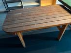 Houten Tuin Tafel - Ovaal, Tuin en Terras, Ophalen, Gebruikt, Ovaal, Hout