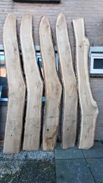 Walnoot Boomstamplanken - Unieke Houtstukken, Gebruikt, 25 tot 50 mm, Ophalen of Verzenden, Plank