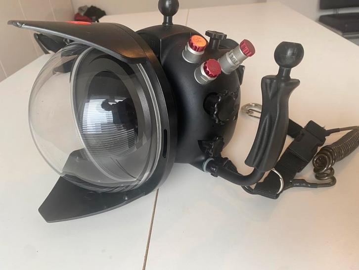 Canon EOS 7D onderwater set met Hugyfot + INON flitsers, Audio, Tv en Foto, Fotografie | Onderwatercamera's, Gebruikt, Meer dan 40 meter