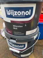 2 x 10L Wijzonol Witte Muurverf, Ophalen, Wit, Nieuw, Verf