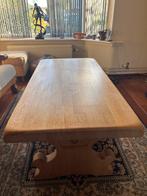 Houten Salontafel, Ophalen, Gebruikt, 100 tot 150 cm, Eikenhout