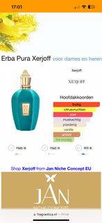 Xerjoff Erba pura edp 100ml, Sieraden, Tassen en Uiterlijk, Uiterlijk | Parfum, Nieuw, Verzenden