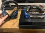 PlayStation 4 met games,controller & headset!, Met games, Ophalen of Verzenden, Zo goed als nieuw, Met 1 controller