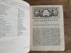 Dictionnaire academie 2 delen grote leren banden 1799, Ophalen of Verzenden