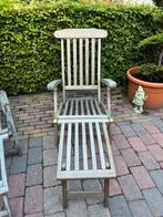 Super mooie deckchair te koop, Ophalen, Zo goed als nieuw, Hout