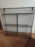 Vintage brocante metalen draad wandrek, Huis en Inrichting, Woonaccessoires | Wandplanken en Boekenplanken, Ophalen, Gebruikt