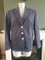 Gerry Weber zwart zeer d blauw wit jas colbert 42 Gratis V., Maat 42/44 (L), Zo goed als nieuw, Jasje, Gerry weber