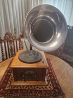 retro grammofoon platenspeler cd cassettedeck radio, Audio, Tv en Foto, Platenspelers, Ophalen, Zo goed als nieuw, Overige merken