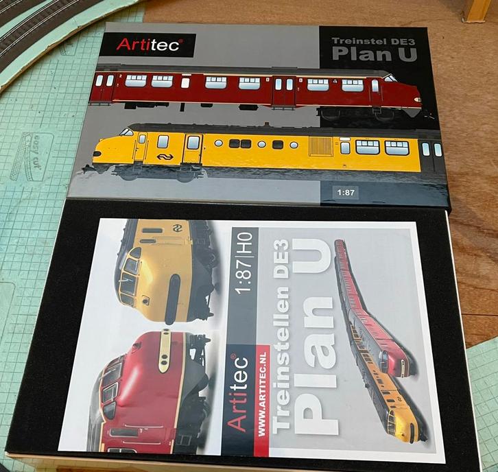 Artitec plan U museum versie rood de3. Wisselstroom digitaal, Hobby en Vrije tijd, Modeltreinen | H0, Nieuw, Treinset, Wisselstroom