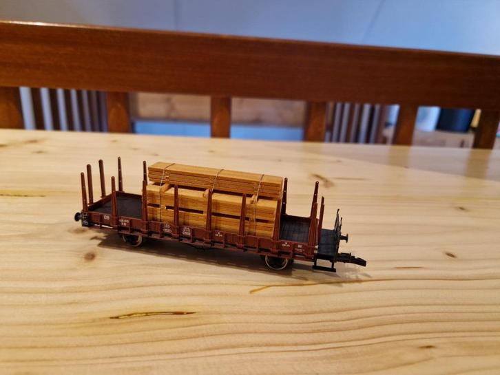 Roco 67699 DB Houtwagon, Hobby en Vrije tijd, Modeltreinen | H0, Zo goed als nieuw, Wagon, Gelijkstroom, Roco, Ophalen of Verzenden