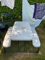 Kinder inklapbare picknicktafel, Ophalen, Aluminium, Zo goed als nieuw, Inklapbaar