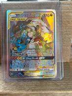 Reshiram & Zekrom GX - Zeldzame Pokémonkaart, Hobby en Vrije tijd, Verzamelkaartspellen | Pokémon, Ophalen of Verzenden, Gebruikt