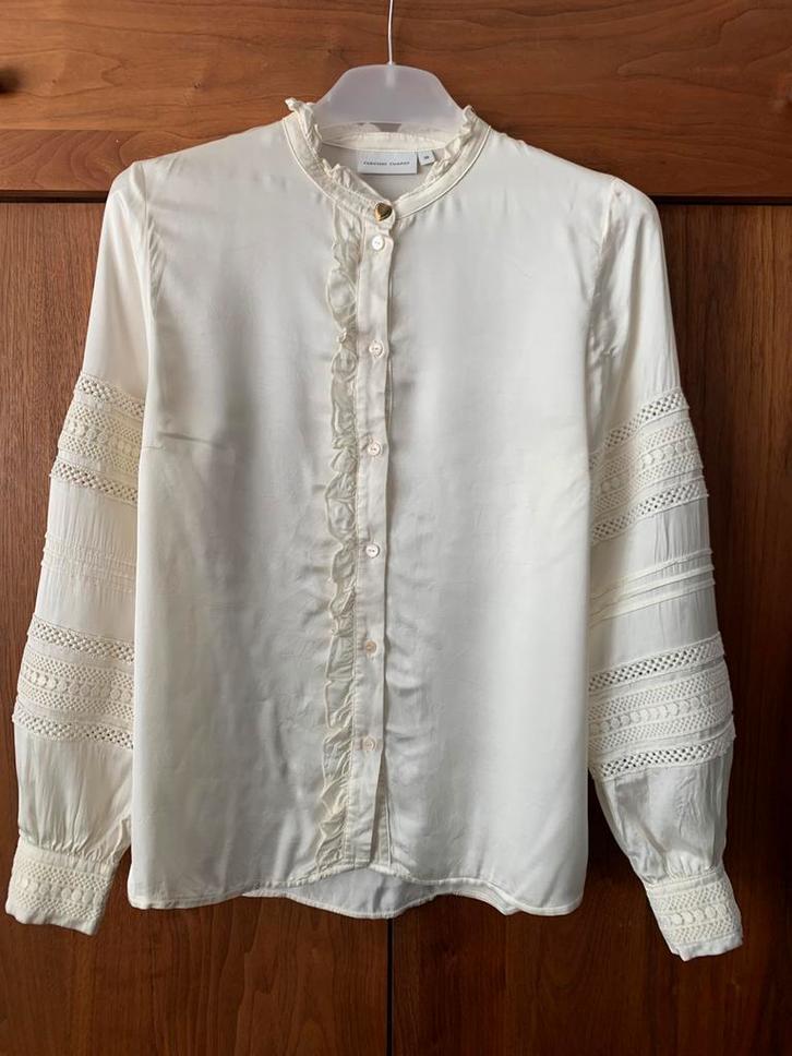Blouse van Fabienne Chapot in maat 38, Kleding | Dames, Blouses en Tunieken, Zo goed als nieuw, Maat 38/40 (M), Beige, Ophalen of Verzenden