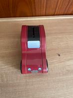 Vintage Auto Spaarpot - Rood Metaal 2cv citroen, Ophalen of Verzenden