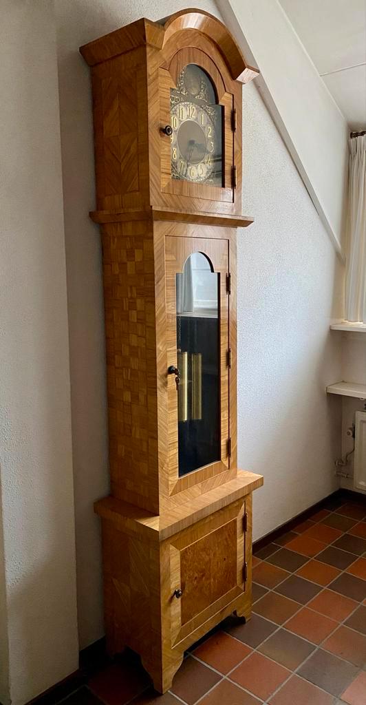 Mooie Staande Klok - Tempus fugit, Antiek en Kunst, Antiek | Klokken, Ophalen