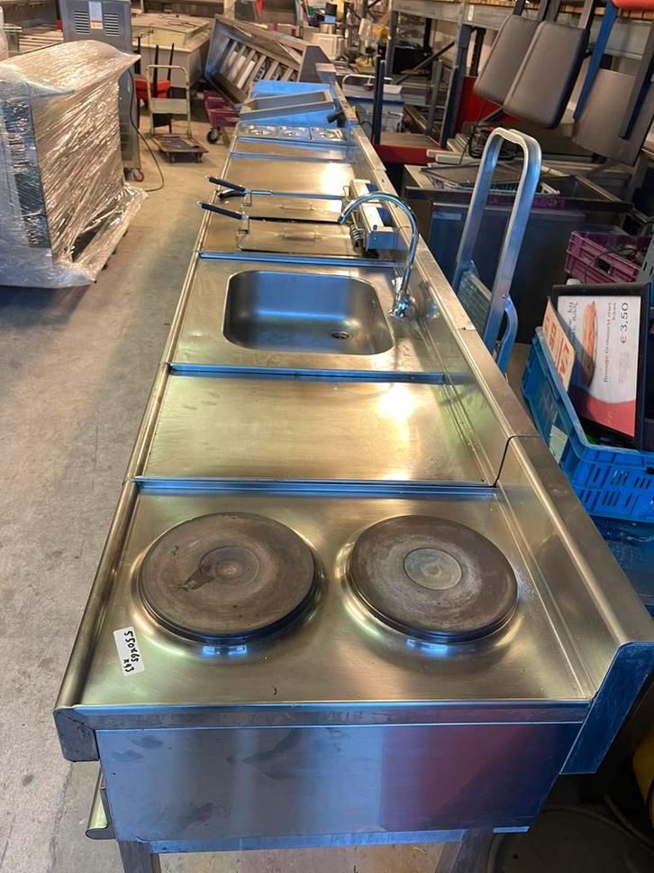 een complete Modular bakwand / kooklijn in zeer goede staat., Zakelijke goederen, Horeca | Keukenapparatuur, Fornuis, Frituur en Grillen