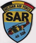 Patch Belgian Air Force SAR 40 SQN, Verzamelen, Embleem of Badge, Luchtmacht, Ophalen