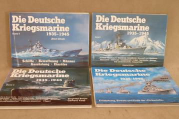 4x boek WO2  Die Deutsche Kriegsmarine   in zeer mooie staat beschikbaar voor biedingen