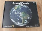 puzzel aarde rond, Ophalen of Verzenden, 500 t/m 1500 stukjes, Zo goed als nieuw, Legpuzzel