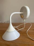 Vintage wandlamp metaal melkglas NVI, Ophalen of Verzenden