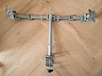 Neomounts Monitor Arm - 2 Schermen tot 27 inch, Ophalen, Zo goed als nieuw, 27 inch, In hoogte verstelbaar