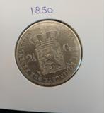 Zilveren Rijksdaalder 1850 - Willem III, Koning Willem III, Zilver, Losse munt, Overige waardes