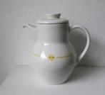 Koffiepot P.Regout Maastricht Porselein Wit Gele Kruis, Antiek en Kunst, Antiek | Servies los, Ophalen of Verzenden