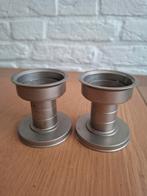 Set van 2 vintage Föhl kandelaars. West Duitsland. H 7 cm., Huis en Inrichting, Woonaccessoires | Kandelaars en Kaarsen, Ophalen of Verzenden