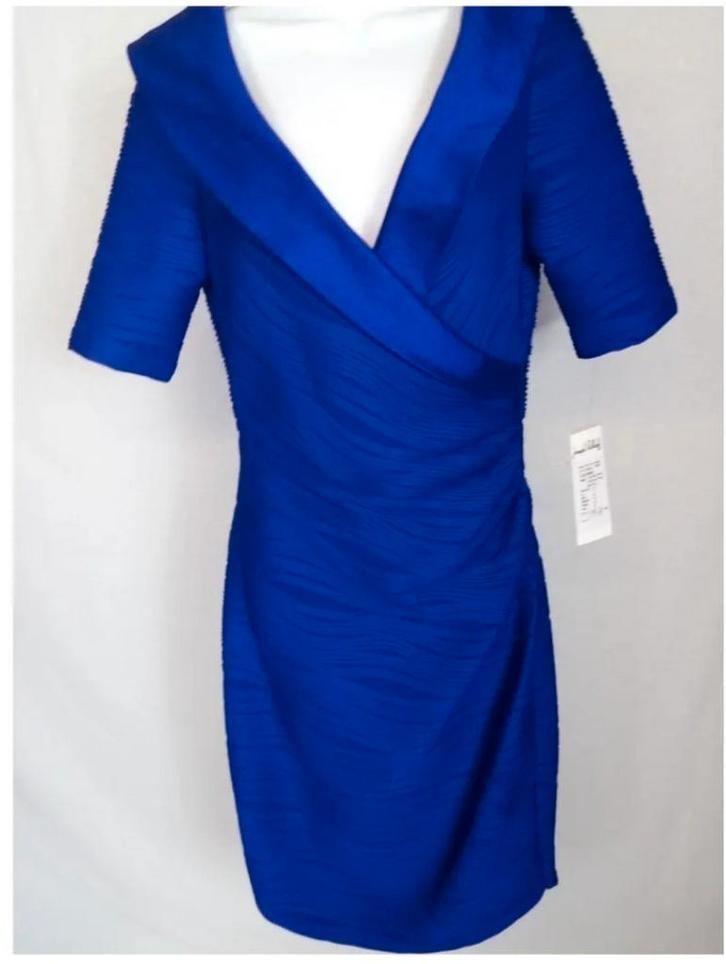 Joseph Ribkoff Koningsblauw Jurkje D44, Kleding | Dames, Jurken, Zo goed als nieuw, Maat 42/44 (L), Blauw, Knielengte, Ophalen of Verzenden