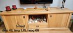 Houten TV-meubel, Ophalen, 150 tot 200 cm, Eikenhout, Zo goed als nieuw